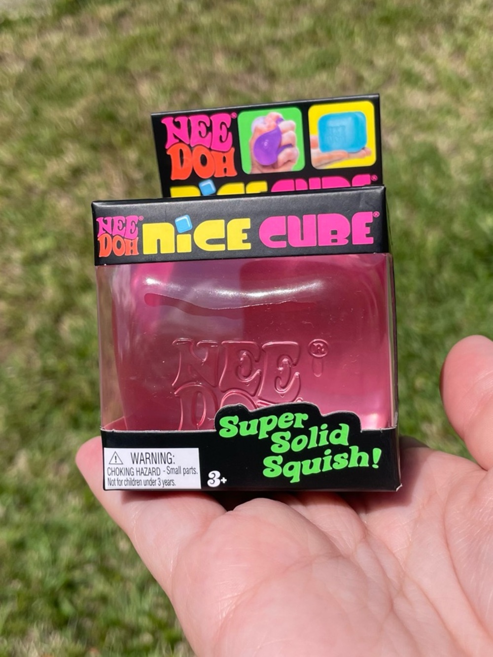 Pink NeeDoh Nice Cube